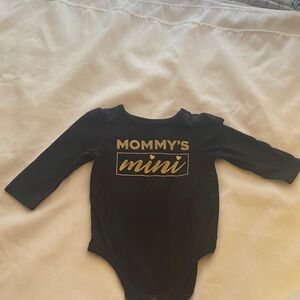 Garanimals Black and Gold Long Sleeve Bodysuit